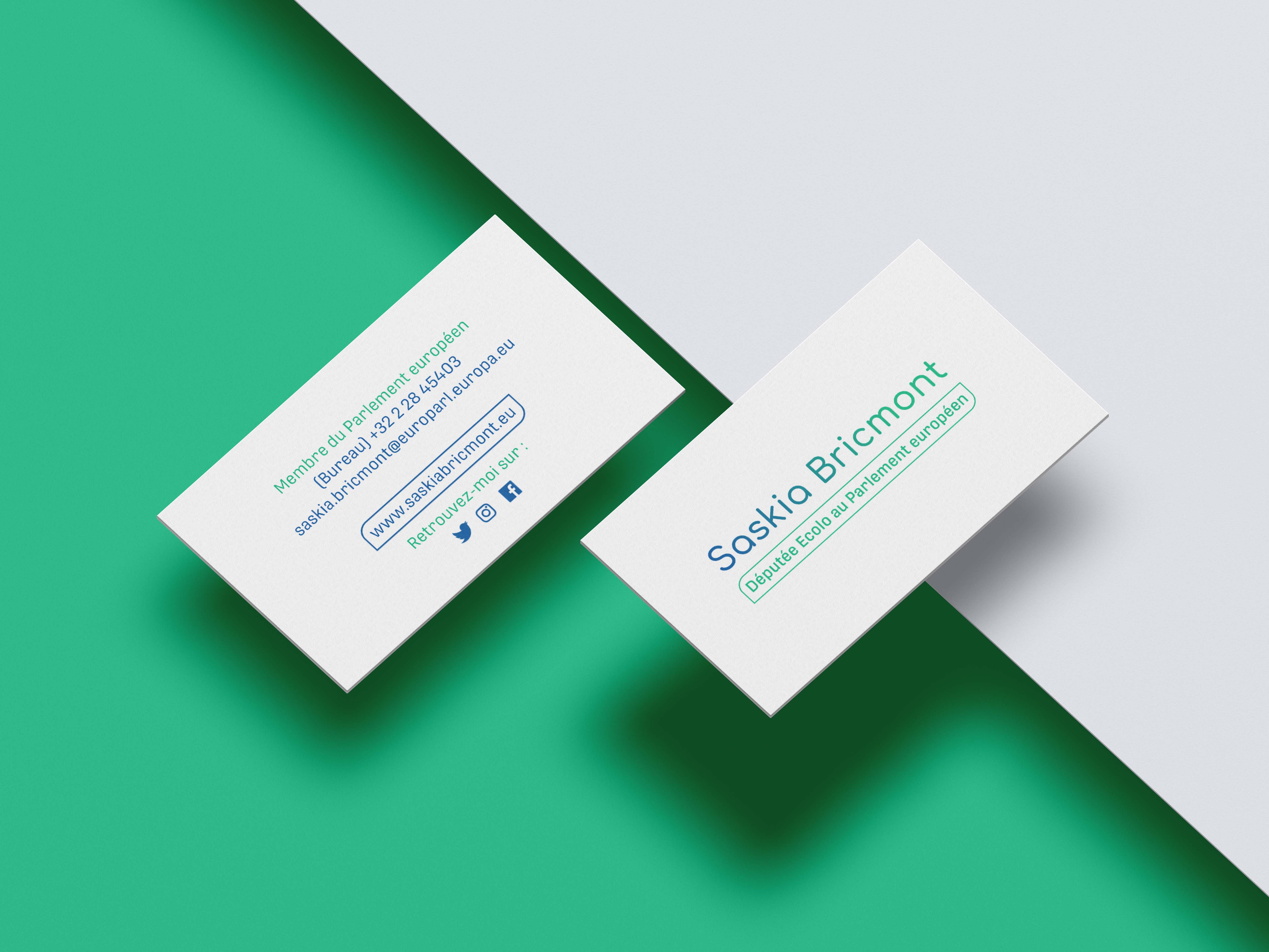 Saskia Bricmont identité graphique